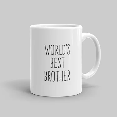 Mutative Mugs - World's Best Brother Mug - Right View