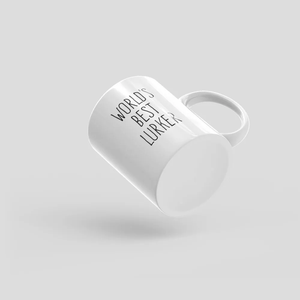 Mutative Mugs - World's Best Lurker Mug - Bottom View