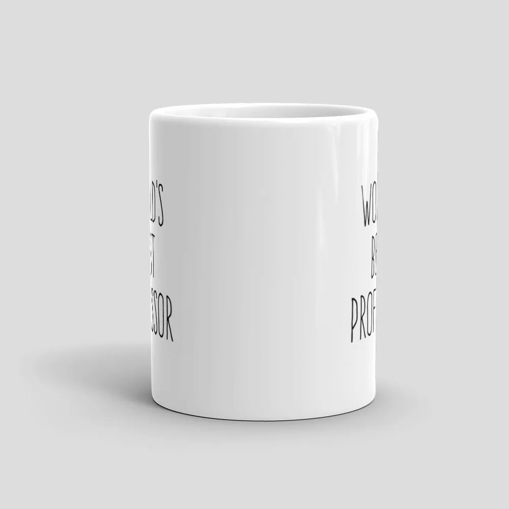 Mutative Mugs - World's Best Professor Mug - Front View