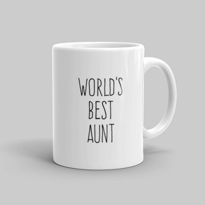 Mutative Mugs - World's Best Aunt Mug - Right View