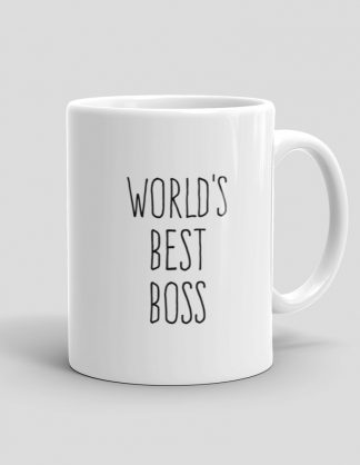 Mutative Mugs - World's Best Boss Mug - Right View