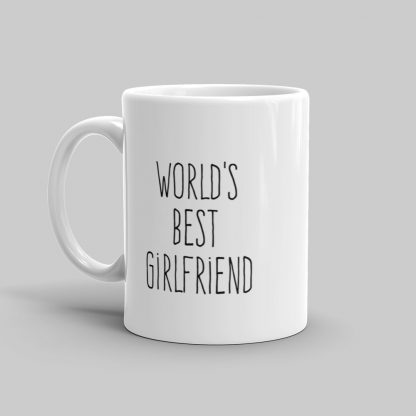 Mutative Mugs - World's Best Girlfriend Mug - Left View