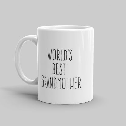Mutative Mugs - World's Best Grandmother Mug - Left View