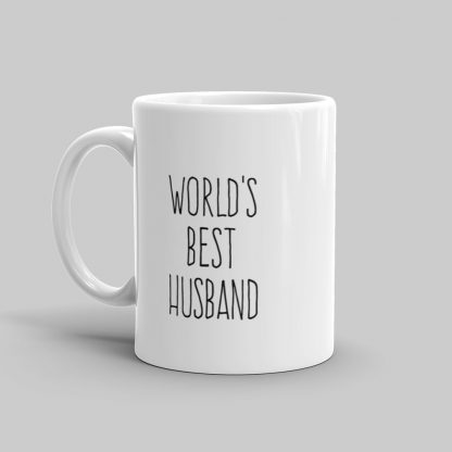 Mutative Mugs - World's Best Husband Mug - Left View