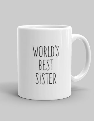 Mutative Mugs - World's Best Sister Mug - Right View