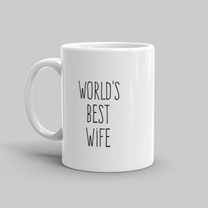 Mutative Mugs - World's Best Wife Mug - Left View